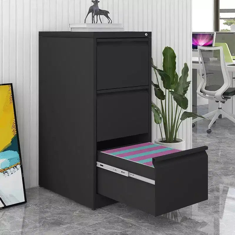 GDFStudio Miao Meuble de classement vertical moderne en acier avec serrure