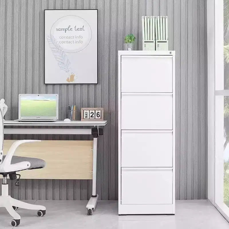 GDFStudio Miao Meuble de classement vertical moderne en acier avec serrure