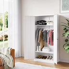 BALHAM TRADE-Armoire de rangement métallique de 72 pouces avec casier verrouillable et tringle, montage requis