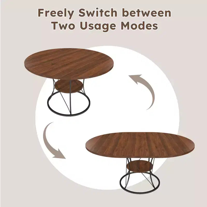 Table d'appoint moderne avec tiroir - Table de chevet pour chambre et salon, MDF aspect bois rustique et plateau en verre trempé, table d'appoint de style industriel