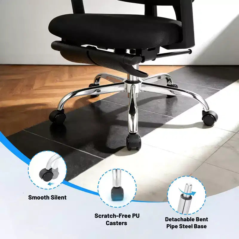 Fauteuil de jeu ergonomique en maille, usage intensif, avec dossier haut, accoudoirs relevables 4D, appui-tête et support lombaire réglables, capacité de 180 kg