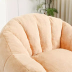 Fauteuil poire, fauteuil poire avec accoudoirs rembourré en mousse haute densité, canapé paresseux confortable, fauteuil poire pour adultes dans le salon
