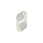 Miroir mural d'appoint contemporain Warrenley Signature Design by Ashley avec cadre doré