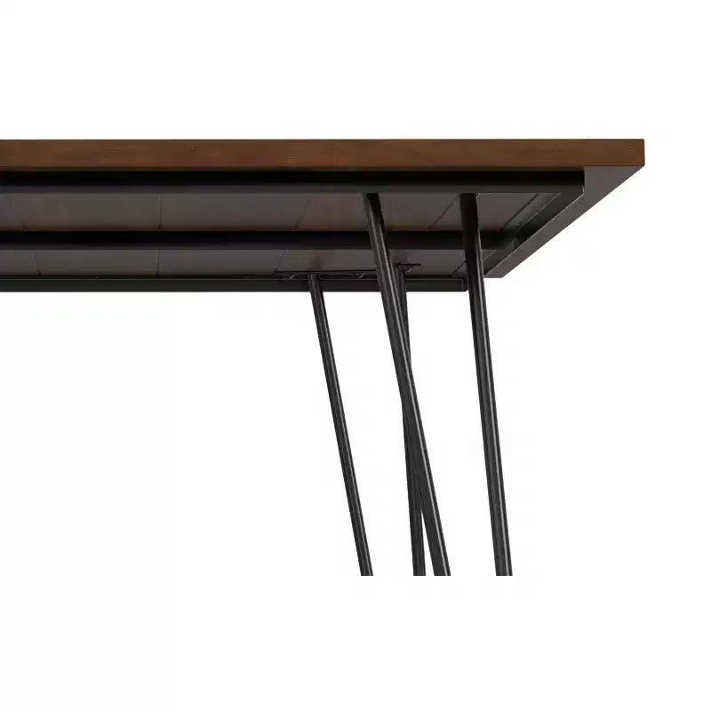 Table à manger rectangulaire industrielle Moreno 66 x 40 pouces