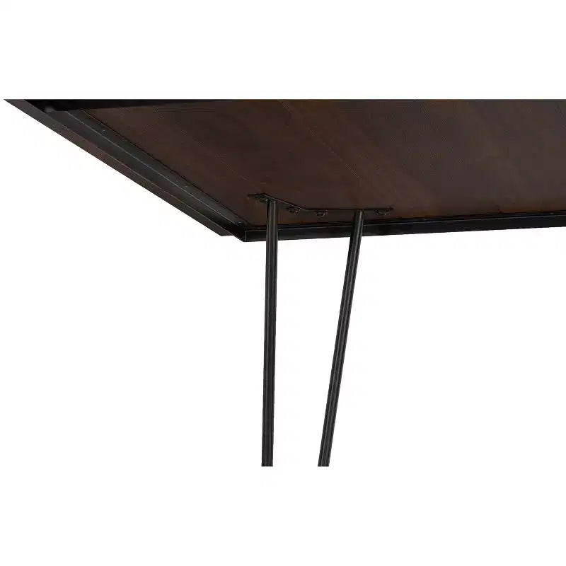 Table à manger rectangulaire industrielle Moreno 66 x 40 pouces