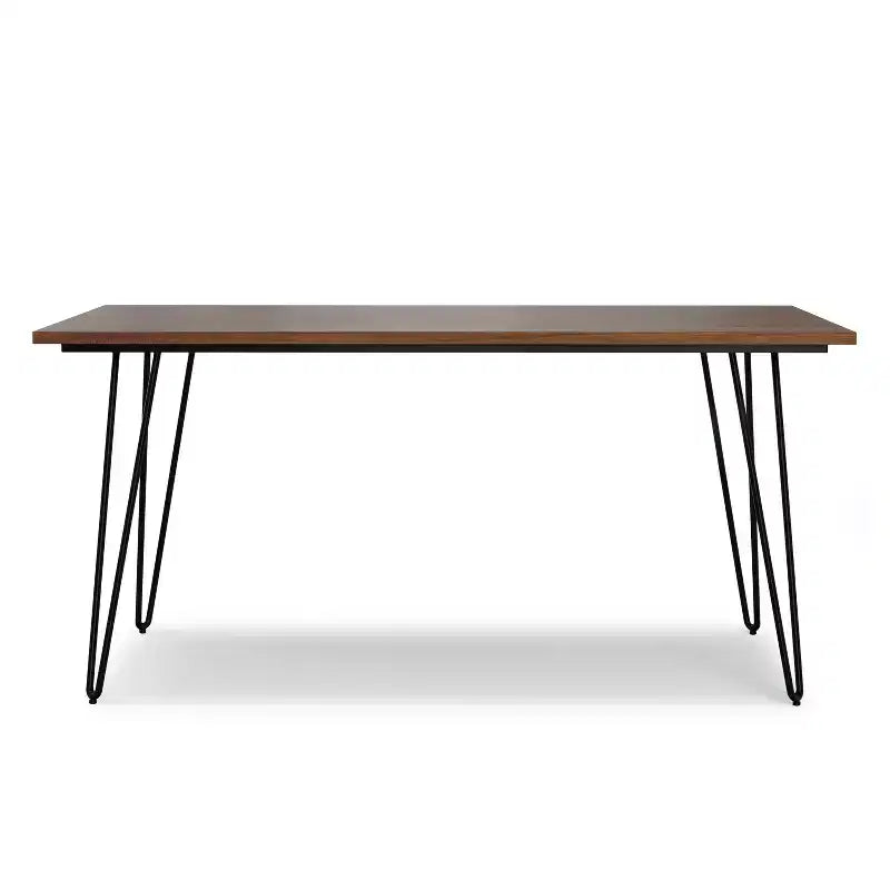 Table à manger rectangulaire industrielle Moreno 66 x 40 pouces