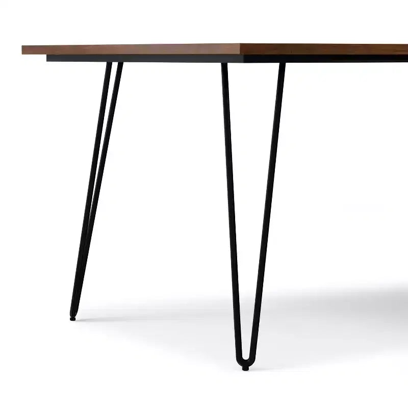 Table à manger rectangulaire industrielle Moreno 66 x 40 pouces