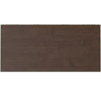 Bibliothèque industrielle ouverte Devlin en bois massif et métal de 168 x 76 cm, rectangulaire, style Mid-Century, brun noyer