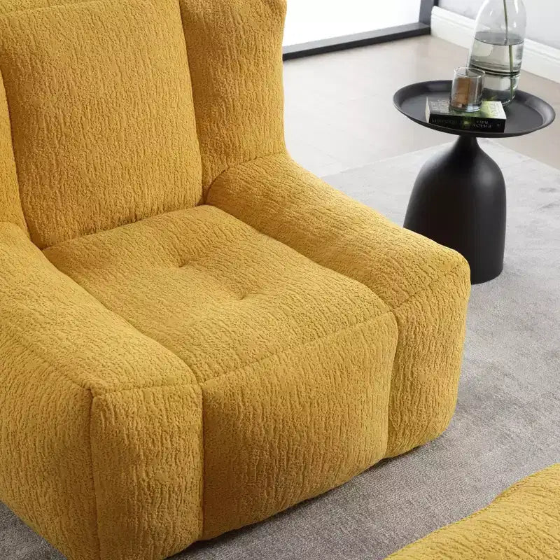 Pouf moelleux, pouf confortable pour adultes, canapé paresseux super doux avec mousse à mémoire de forme et pouf, pouf moderne pour l'intérieur