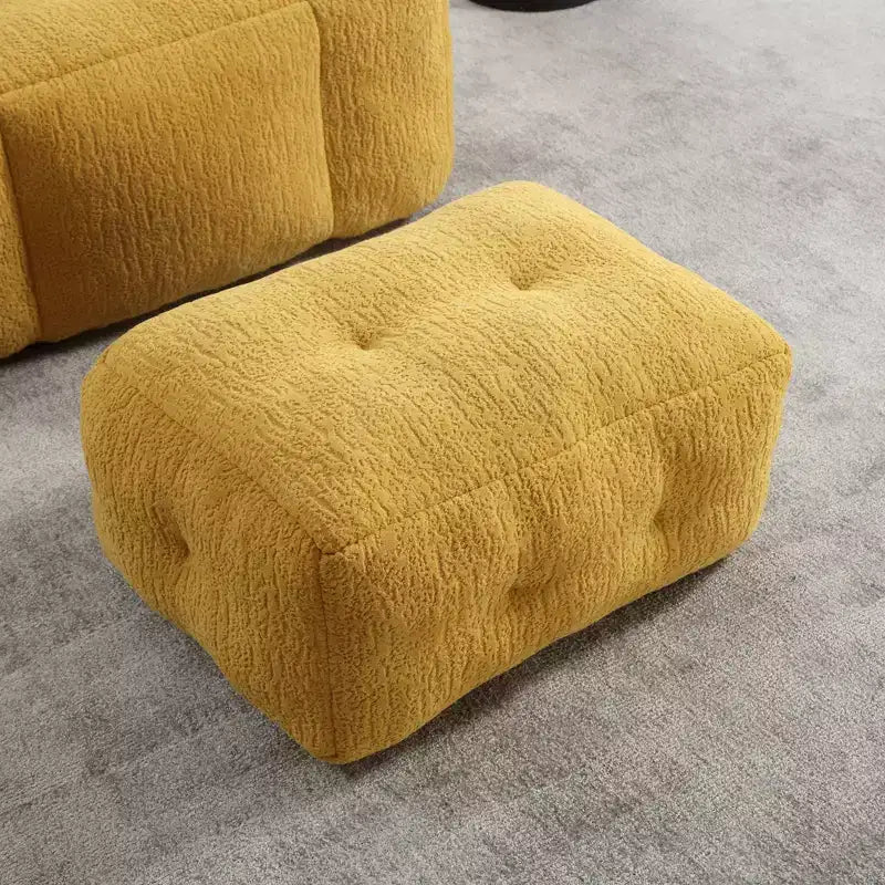 Pouf moelleux, pouf confortable pour adultes, canapé paresseux super doux avec mousse à mémoire de forme et pouf, pouf moderne pour l'intérieur