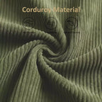 Cadre de lit plateforme rembourré Dyonery Queen Size, lit à oreilles avec tête de lit 56,1", velours côtelé/pieds en bois massif/aucun sommier tapissier requis/silencieux