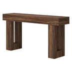 Meuble TV MAYEERTY avec 2 tiroirs en tissu et prise intégrée, console multimédia pour salon et chambre