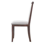 Ensemble table de salle à manger ronde extensible de style ferme pour 4, avec rallonge amovible et 4 chaises de salle à manger rembourrées