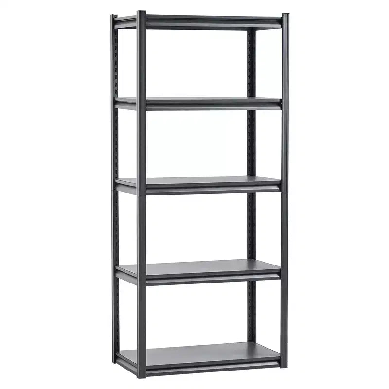 VEVOR Storage Shelves, 2000lbs, 5Tier Garage Storage Shelving, 18 Dx32 Wx72 H Adjustable Metal Shelves for Garage Shelves Utility Rack Shelf,Black