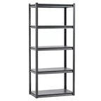 VEVOR Storage Shelves, 2000lbs, 5Tier Garage Storage Shelving, 18 Dx32 Wx72 H Adjustable Metal Shelves for Garage Shelves Utility Rack Shelf,Black