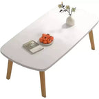 Table basse pliante en bois, table d'appoint pliable de 100 cm, table d'étude basse pour petits espaces, pour s'asseoir au sol dans le salon, la chambre, le bureau à domicile