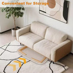 Table basse pliante en bois, table d'appoint pliable de 100 cm, table d'étude basse pour petits espaces, pour s'asseoir au sol dans le salon, la chambre, le bureau à domicile