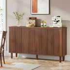 Buffet de rangement Lantine : Armoire de rangement moderne avec portes, convient pour le salon, la cuisine, la salle à manger (Marron). De la boutique Lantine.