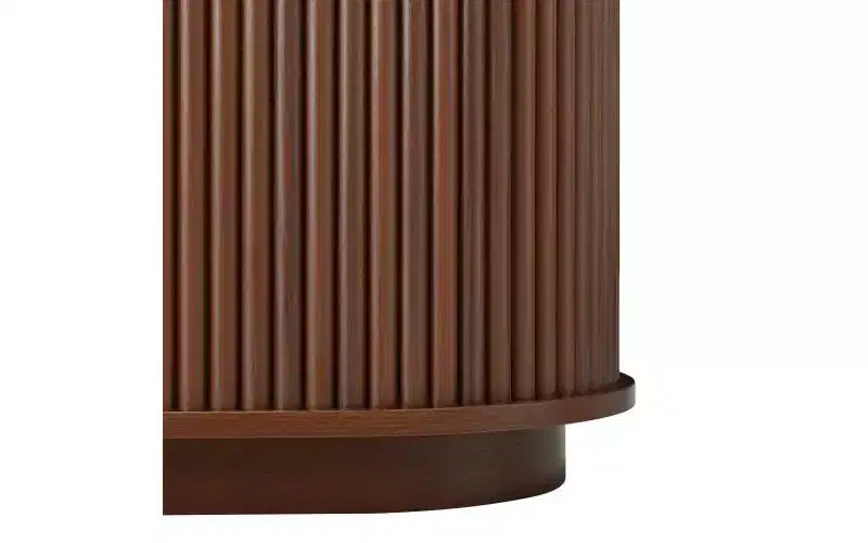 JVNOXK Meuble TV en bois de style rustique avec rangements à portes coulissantes, 167 cm, adapté aux télévisions de 75 pouces et moins ; idéal pour les salons, noyer