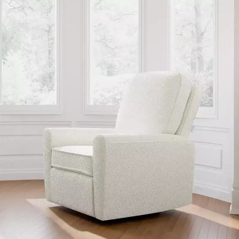 Fauteuil inclinable, pivotant et coulissant électrique de luxe Amalfi de Storkcraft avec double port de chargement USB