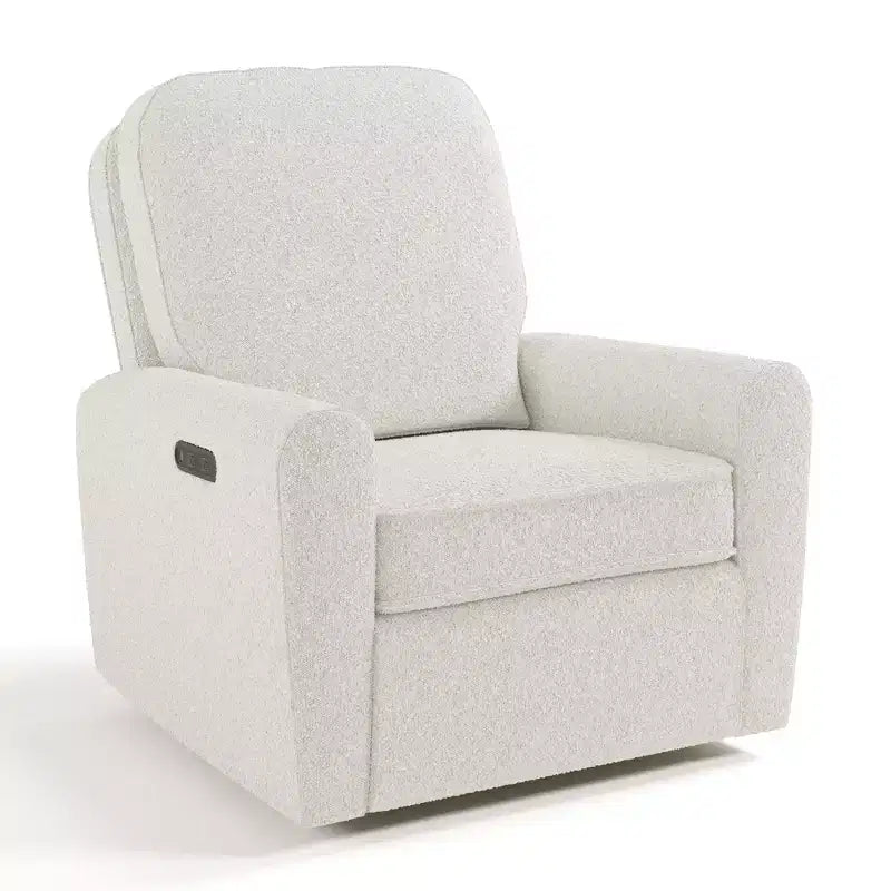 Storkcraft Amalfi Deluxe Power Recliner Swivel Glider with Dual USB Charging