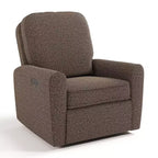 Fauteuil inclinable, pivotant et coulissant électrique de luxe Amalfi de Storkcraft avec double port de chargement USB