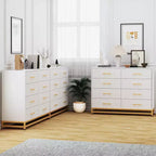 COZONY Commode à 8 tiroirs de 91 cm de haut avec tiroirs à fermeture amortie, organiseur de rangement moderne pour chambre à coucher, placard, couloir