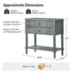 Table d'appoint Anton 30W à 2 tiroirs avec station de charge intégrée|HULALA HOME