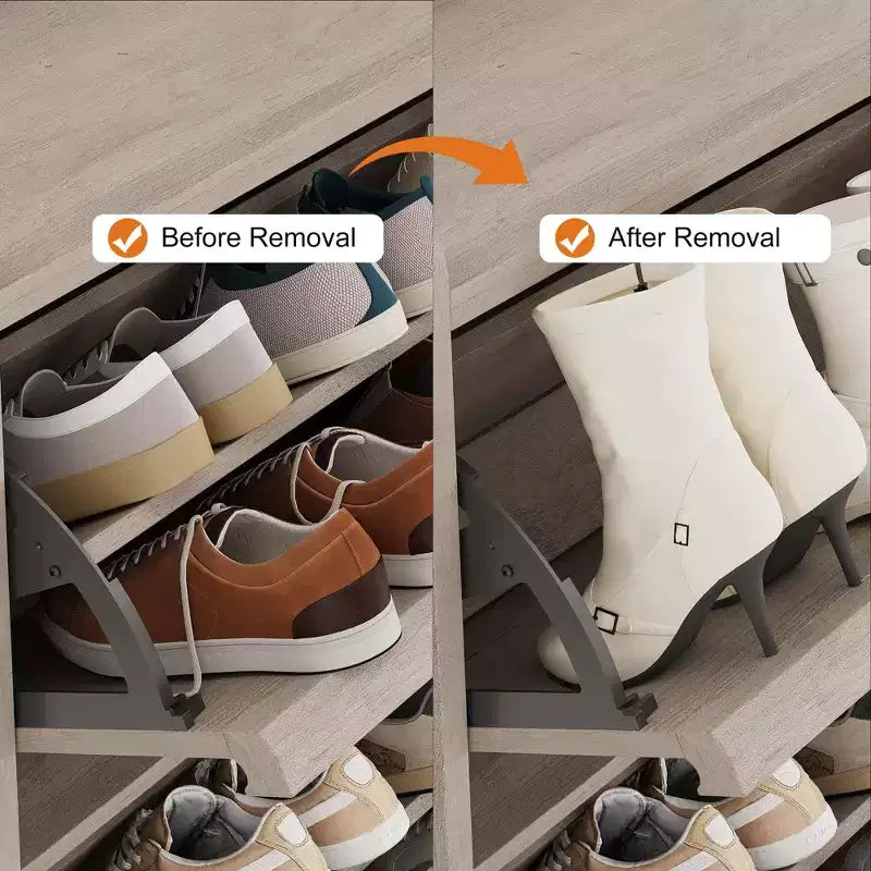 Meuble à chaussures avec 3 tiroirs basculants, meuble à chaussures en bois avec étagères réglables, organiseur de rangement de chaussures à 4 niveaux pour entrée, couloir, salon