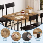 Chaises, table de petit-déjeuner compacte pour petits espaces, appartements et restaurants