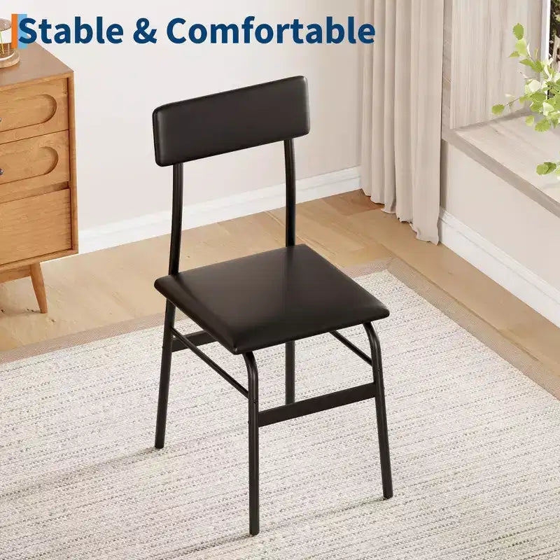 Chaises, table de petit-déjeuner compacte pour petits espaces, appartements et restaurants