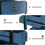 Étagère de rangement pour fruits et légumes en bois, présentoir étroit à 5 niveaux pour snacks et fruits, étagère utilitaire pour la cuisine, le salon, la chambre