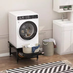 Support de piédestal robuste COZONY pour laveuse/sécheuse avec panier coulissant, patins anti-vibration réglables, capacité de 450 kg