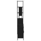 vidaXL Ensemble de meubles de salle de bain avec étagère 4 pcs Bois d'ingénierie Rangement moderne