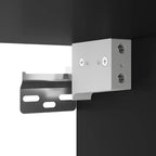 vidaXL Ensemble de meubles de salle de bain avec étagère 2 pcs Bois d'ingénierie Ensembles Rangement