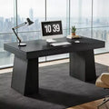 Executive Desk, Modern Wood Computer Desk Workstation Desk