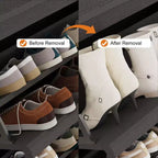 Meuble à chaussures en bois avec 3 tiroirs basculants et étagère réglable, rangement à chaussures dissimulé pour entrée, couloir et salon