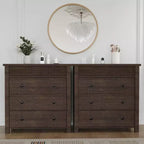 Commode de chevet à 3 tiroirs, Table d'appoint cannelée en bois pour chambre à coucher, Rouge marron