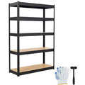 Garage Metal Storage Shelving Units, Adjustable Garage Shelves,5-Tier Shelving Units,Utility Racks for Warehouse,Pantry, Basement