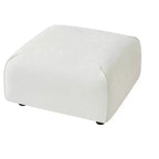 Fauteuil d'appoint rembourré avec pouf Lazy Single Sofa Lounge Chair Fauteuil de loisirs rembourré doux - ModernLuxe