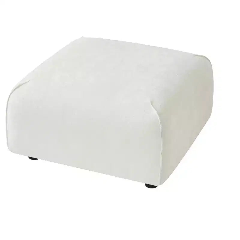 Fauteuil d'appoint rembourré avec pouf Lazy Single Sofa Lounge Chair Fauteuil de loisirs rembourré doux - ModernLuxe