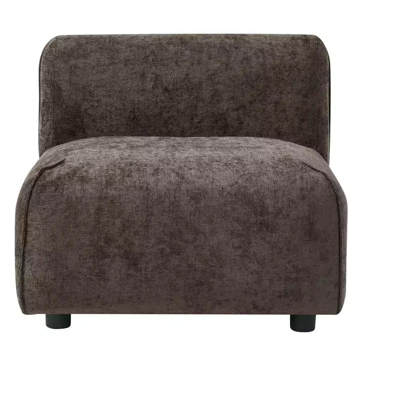 Fauteuil d'appoint rembourré avec pouf Lazy Single Sofa Lounge Chair Fauteuil de loisirs rembourré doux - ModernLuxe