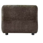 Fauteuil d'appoint rembourré avec pouf Lazy Single Sofa Lounge Chair Fauteuil de loisirs rembourré doux - ModernLuxe