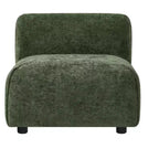 Fauteuil d'appoint rembourré avec pouf Lazy Single Sofa Lounge Chair Fauteuil de loisirs rembourré doux - ModernLuxe