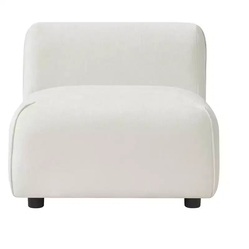 Fauteuil d'appoint rembourré avec pouf Lazy Single Sofa Lounge Chair Fauteuil de loisirs rembourré doux - ModernLuxe