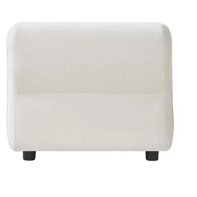 Fauteuil d'appoint rembourré avec pouf Lazy Single Sofa Lounge Chair Fauteuil de loisirs rembourré doux - ModernLuxe