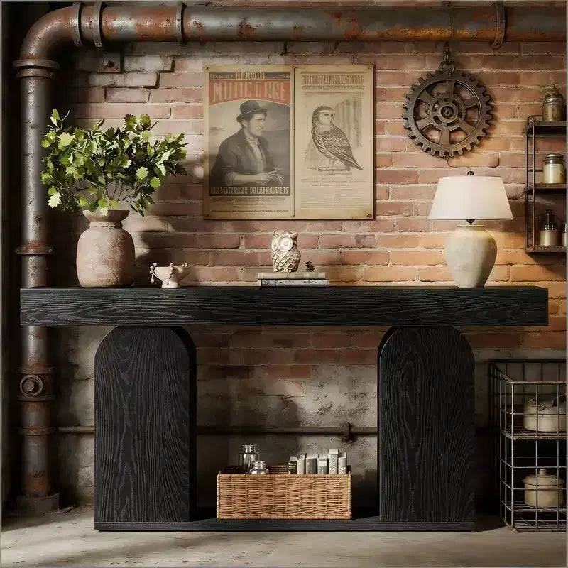 Console Table, Rustic Sofa Table Hallway Table