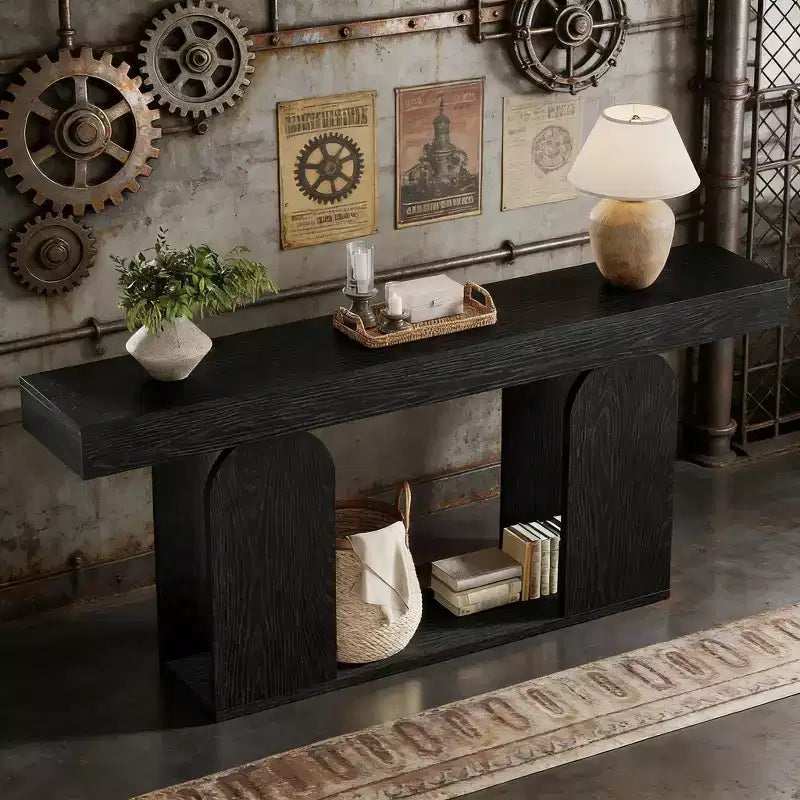 Console, Table d'appoint rustique pour canapé ou entrée