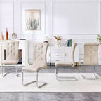 Lot de 2 chaises de salle à manger rétro en similicuir façon peau d'alligator avec détails de boucle en cristal