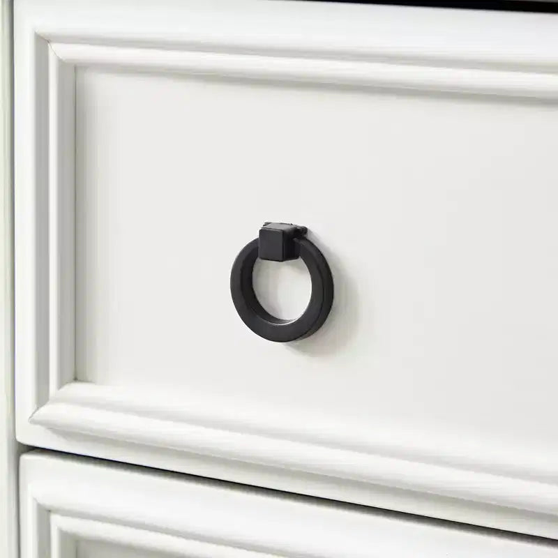 Commode moderne à 6 tiroirs, commode haute avec poignée facile à tirer, pour chambre ou couloir